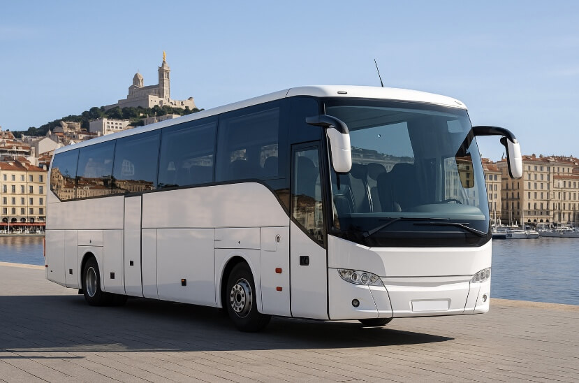 Bus avec chauffeur loué avec Centrale Autocar à Marseille