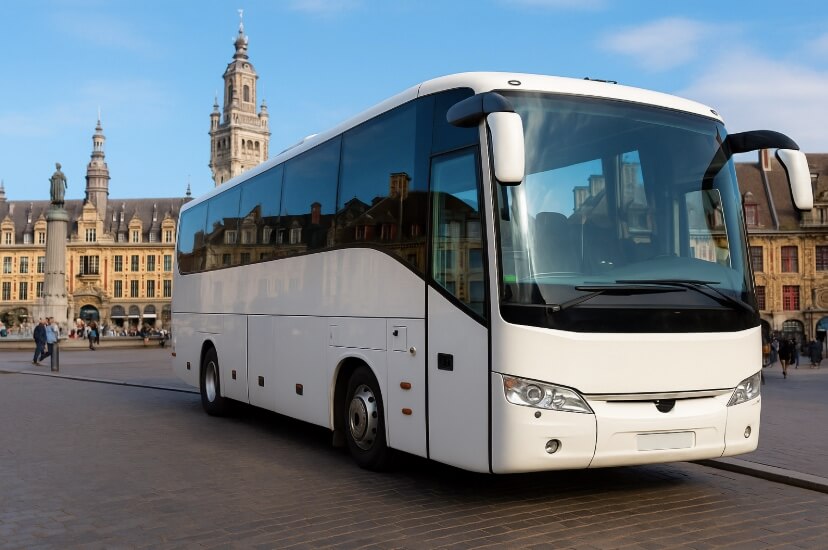 Bus loué à Lille avec chauffeur