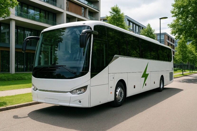 Location bus électrique et écologique avec chauffeur
