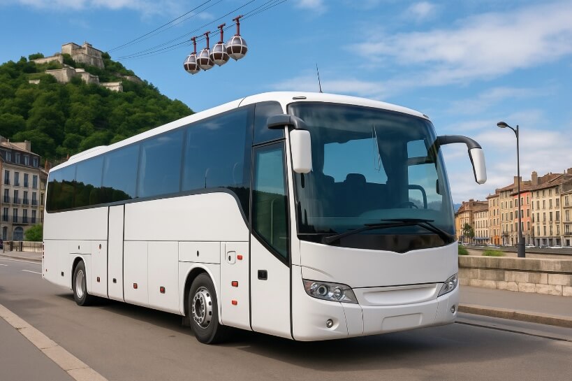 Bus loué avec chauffeur à Grenoble avec centrale autocar