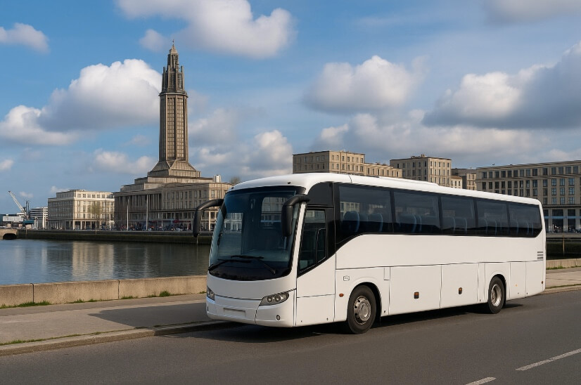 Bus loué avec chauffeur au Havre avec Centrale Autocar