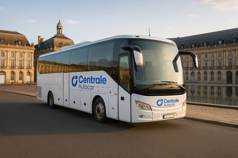 Bus loué à Bordeaux avec Centrale Autocar