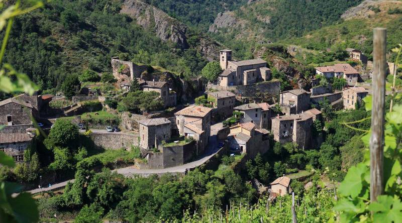 Village de Malleval dans le Pilat