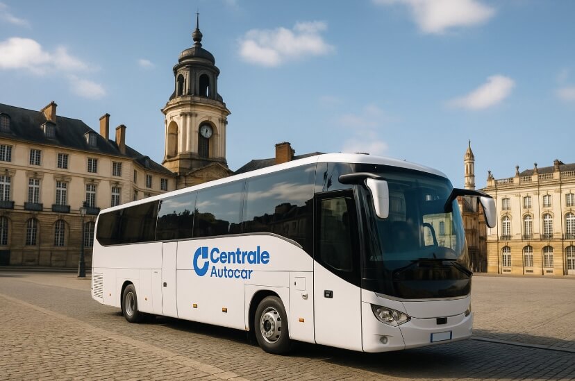 Bus loué à Rennes avec Centrale Autocar