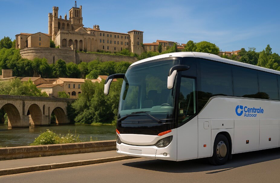 Bus loué à Béziers avec Centrale Autocar