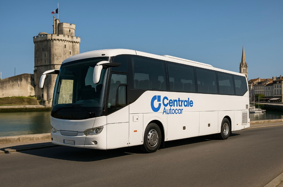 Bus loué à La Rochelle avec Centrale Autocar