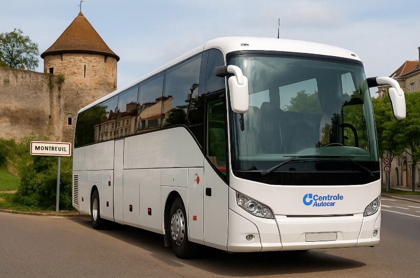 Bus loué à Montreuil avec Centrale Autocar