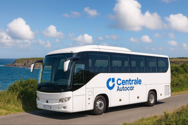 Bus loué dans le Finistère avec Centrale Autocar