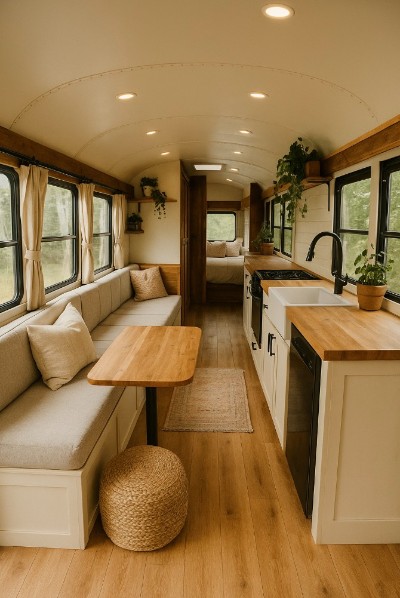Bus aménagé, inspiration