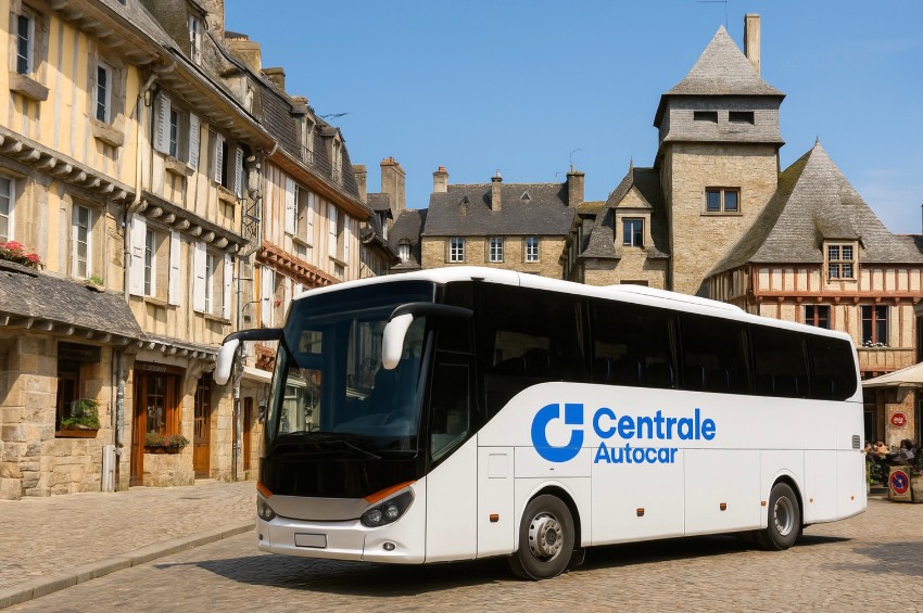 Bus loué à Quimper avec Centrale Autocar
