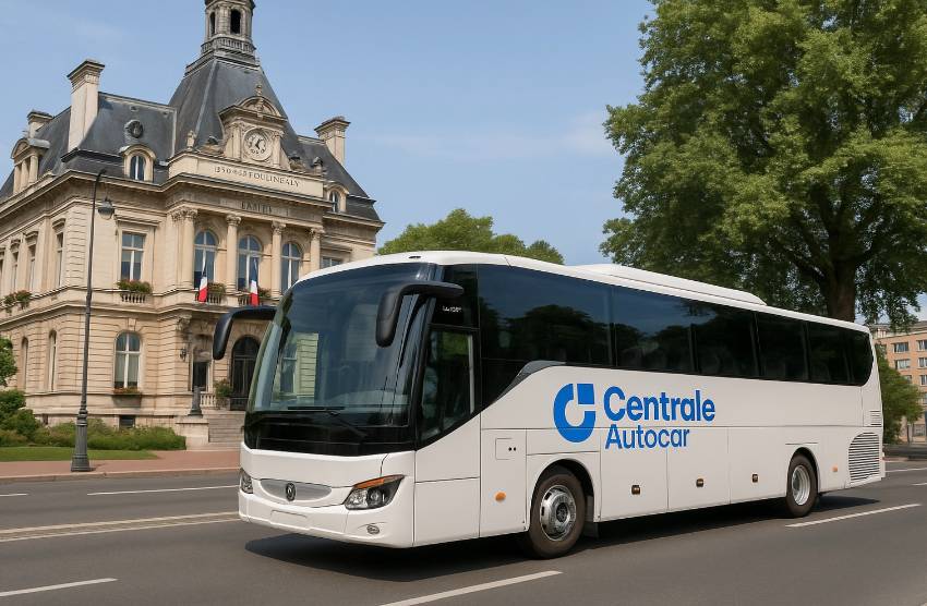 Bus loué à issy-les-Moulineaux avec Centrale Autocar