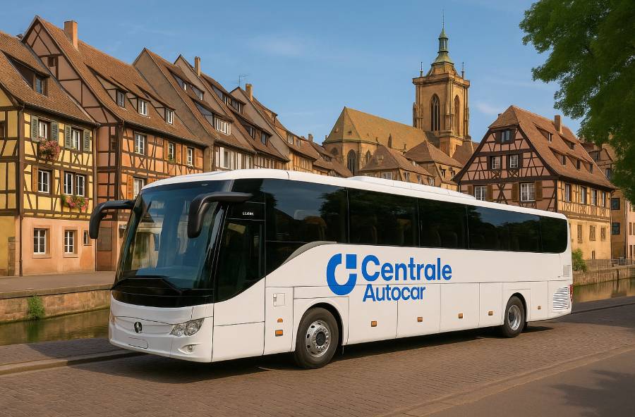 Bus loué à Colmar avec Centrale Autocar