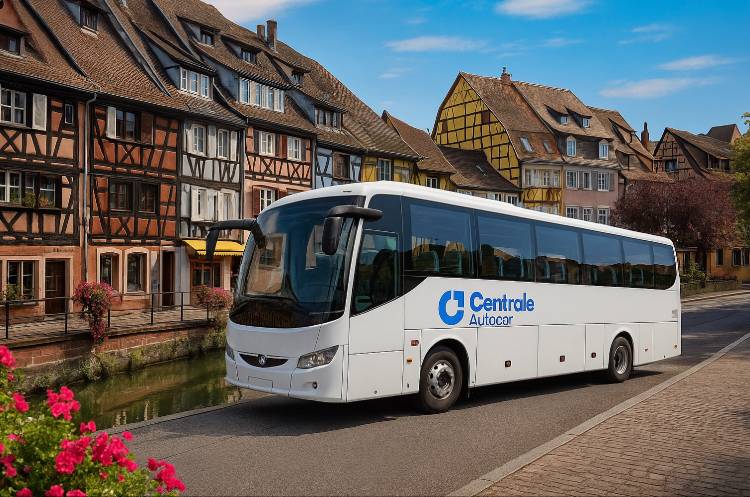Bus loué à Mulhouse avec Centrale Autocar