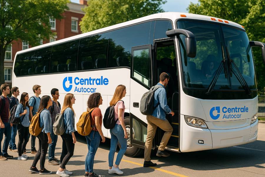 Location bus pour groupe étudiant BDE, WEI