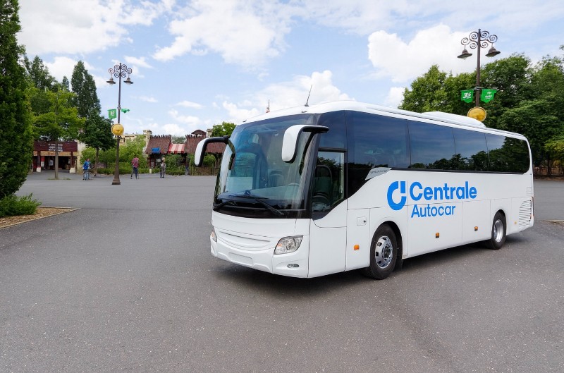 Bus loué pour la Parc Astérix avec Centrale Autocar