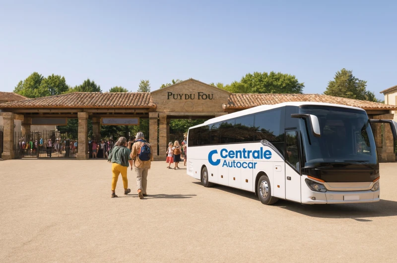 Bus loué pour le Puy du Fou