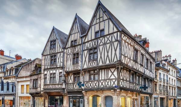 Maisons à colombages à Dijon