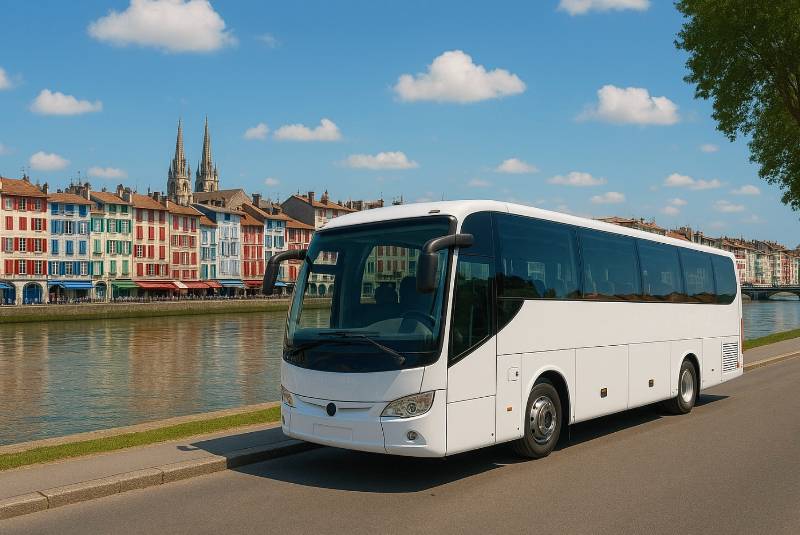 Bus loué à Bayonne avec Centrale Autocar