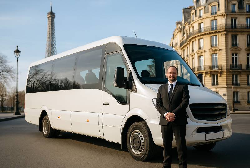 Location de minibus et navettes aéroport gares à Paris