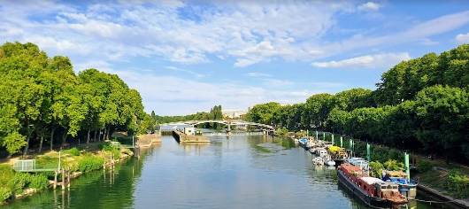 Vue de la Marne à Maisons-Alfort