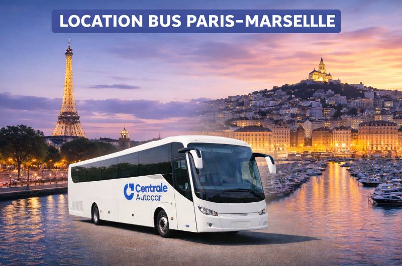 Location Bus Autocar Paris-Marseille avec Centrale Autocar