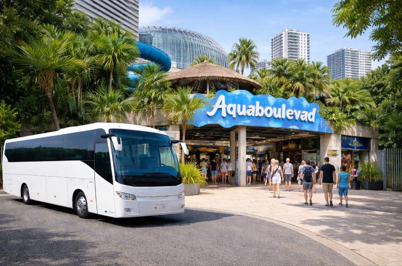 Location Bus et Minibus avec chauffeur pour Aquaboulevard