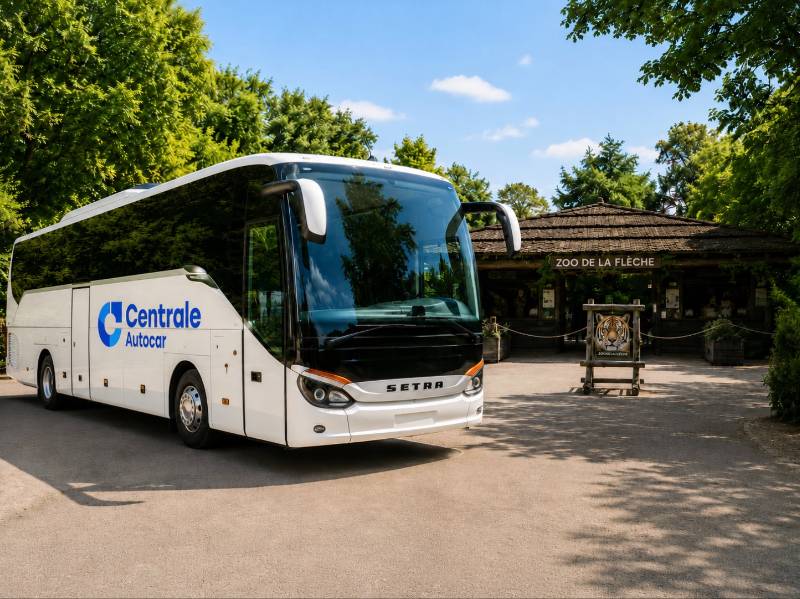 Location de Bus et Minibus avec chauffeur pour le Zoo de la Flèche