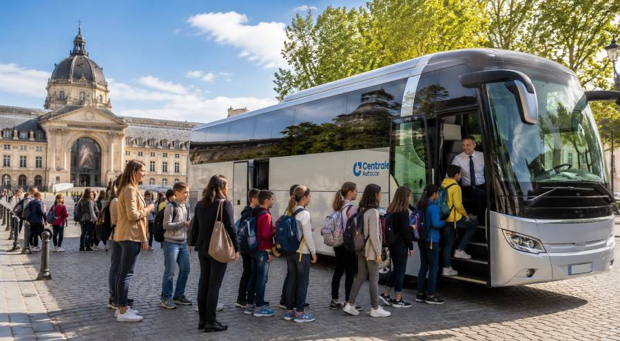 Location bus pour voyage et sortie scolaire