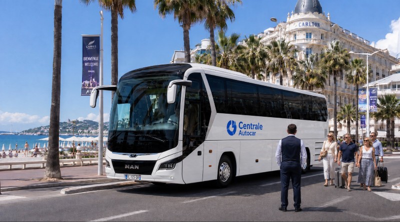 Location bus avec chauffeur à Cannes