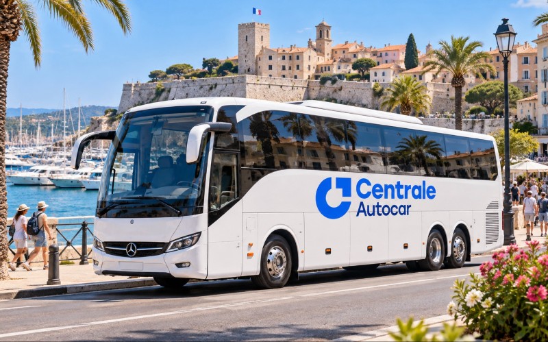Location autocar à Antibes