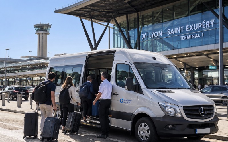 Navette aéroport Lyon Saint-Exupéry